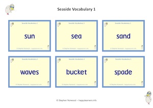 Seaside vocabulary pack 1